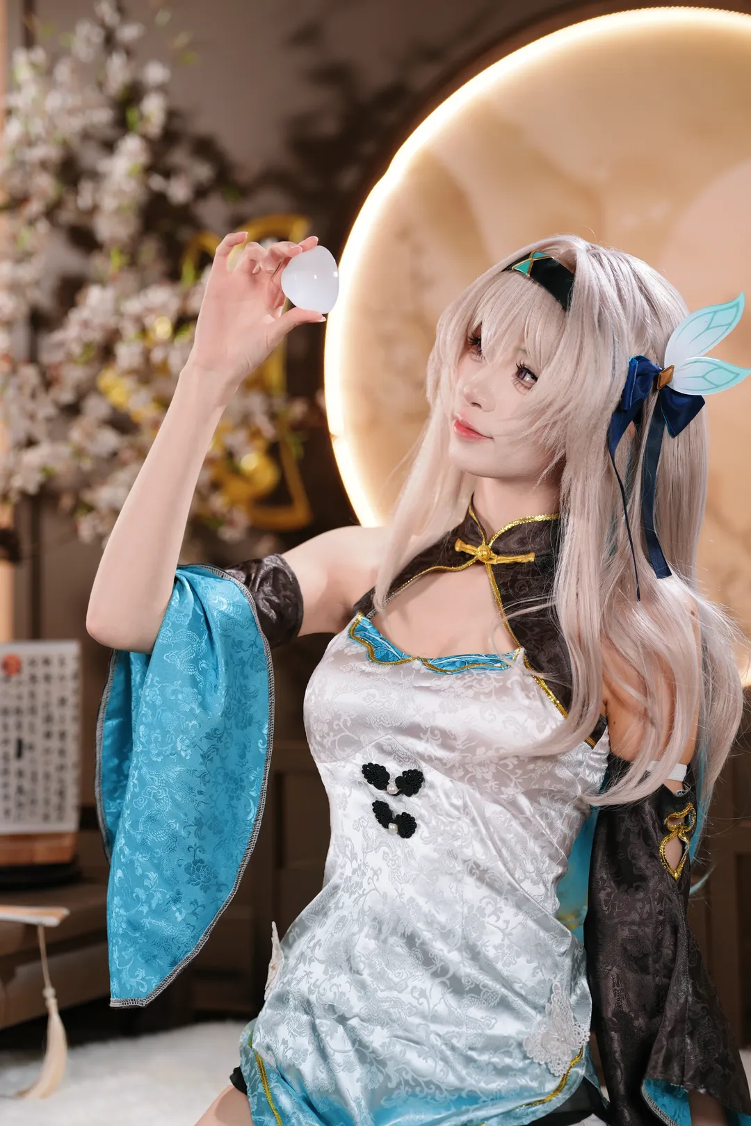 【流螢cos】崩壞星穹鐵道流螢旗袍，數碼與膠片交織的溫婉瞬間 - 第 3 張