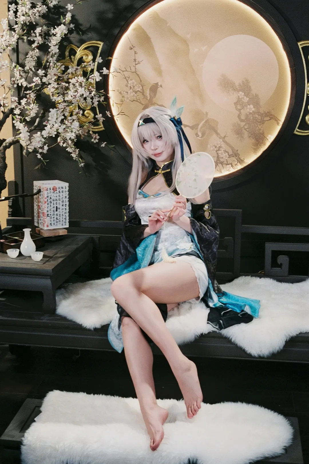 【流螢cos】崩壞星穹鐵道流螢旗袍，數碼與膠片交織的溫婉瞬間 - 第 6 張