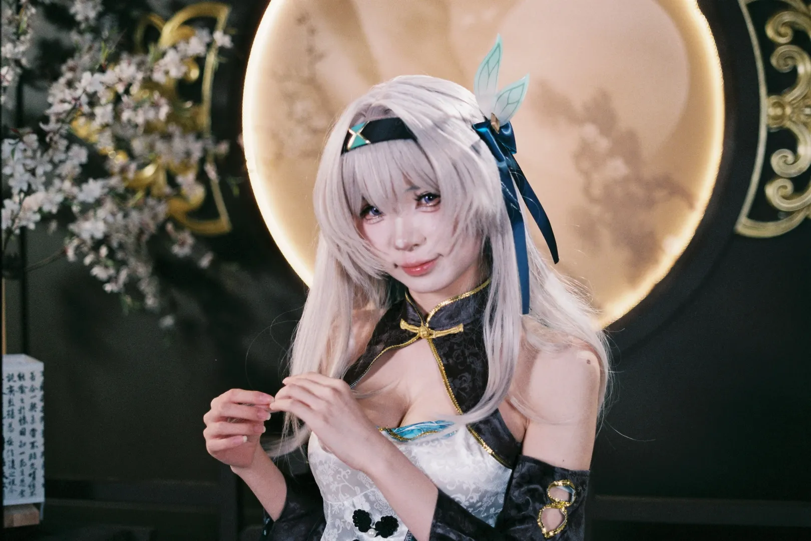 【流螢cos】崩壞星穹鐵道流螢旗袍，數碼與膠片交織的溫婉瞬間 - 第 8 張