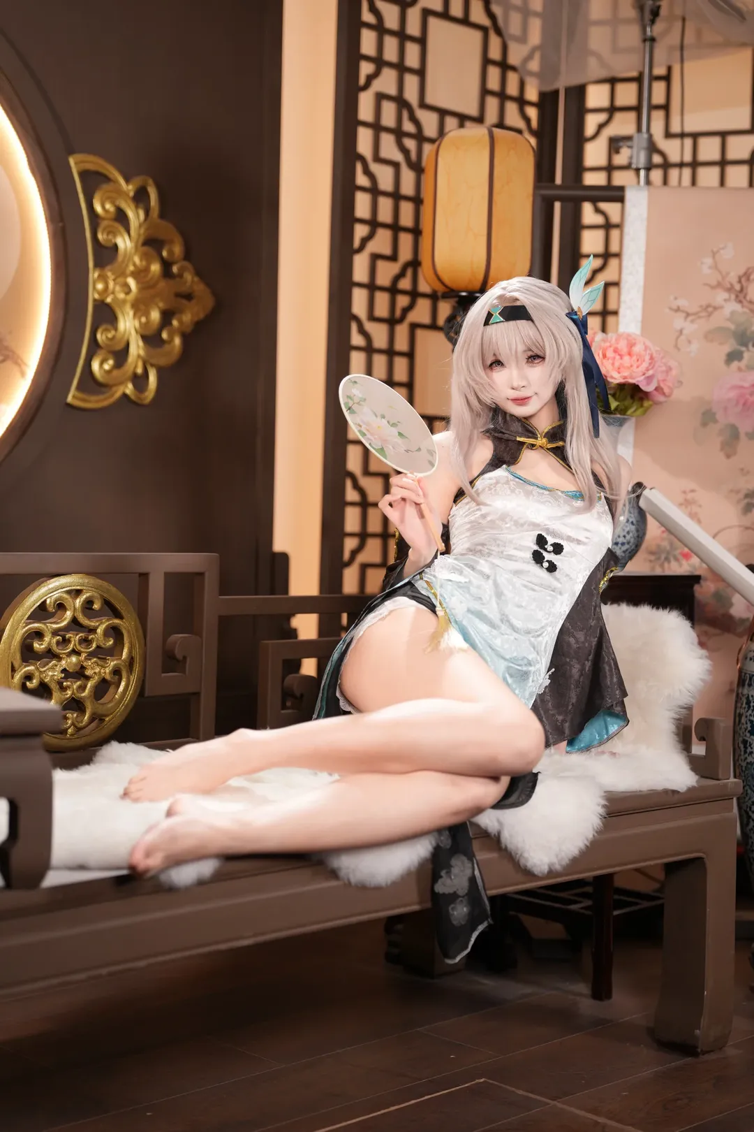 【流螢cos】崩壞星穹鐵道流螢旗袍，數碼與膠片交織的溫婉瞬間 - 第 9 張