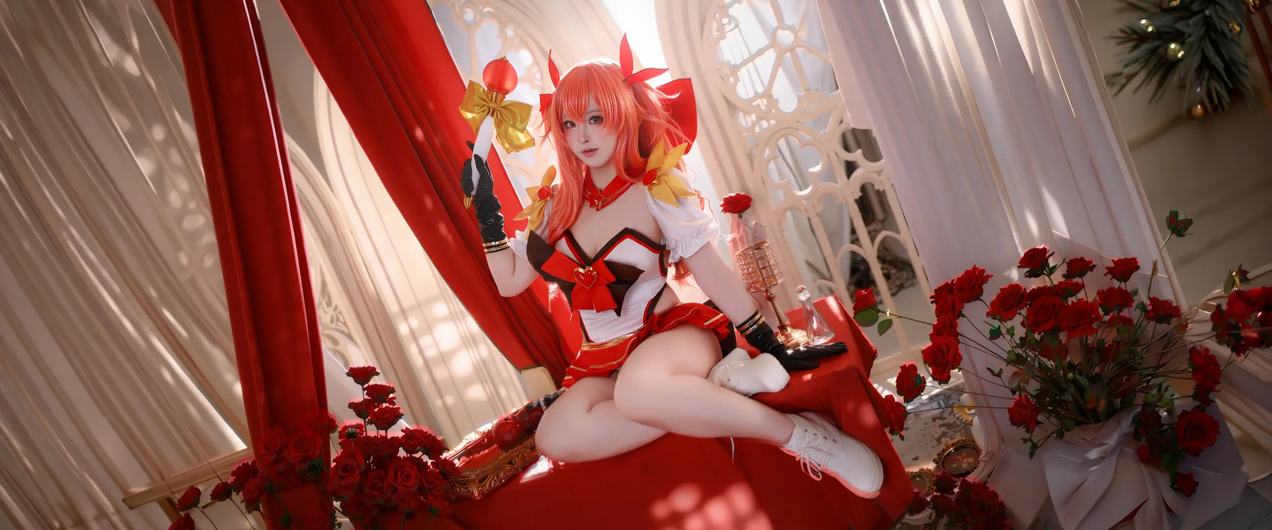 【黎維塔cos】棕色塵埃2 魔法少女黎維塔的玫瑰紅調拍攝記錄 - 第 3 張