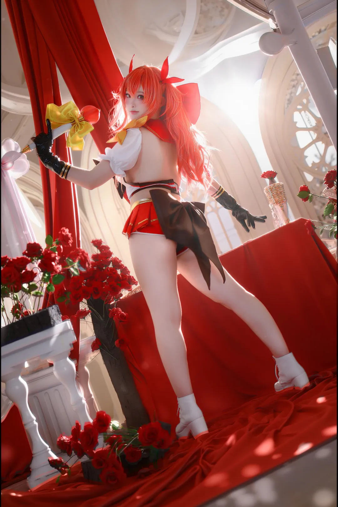 【黎維塔cos】棕色塵埃2 魔法少女黎維塔的玫瑰紅調拍攝記錄 - 第 4 張