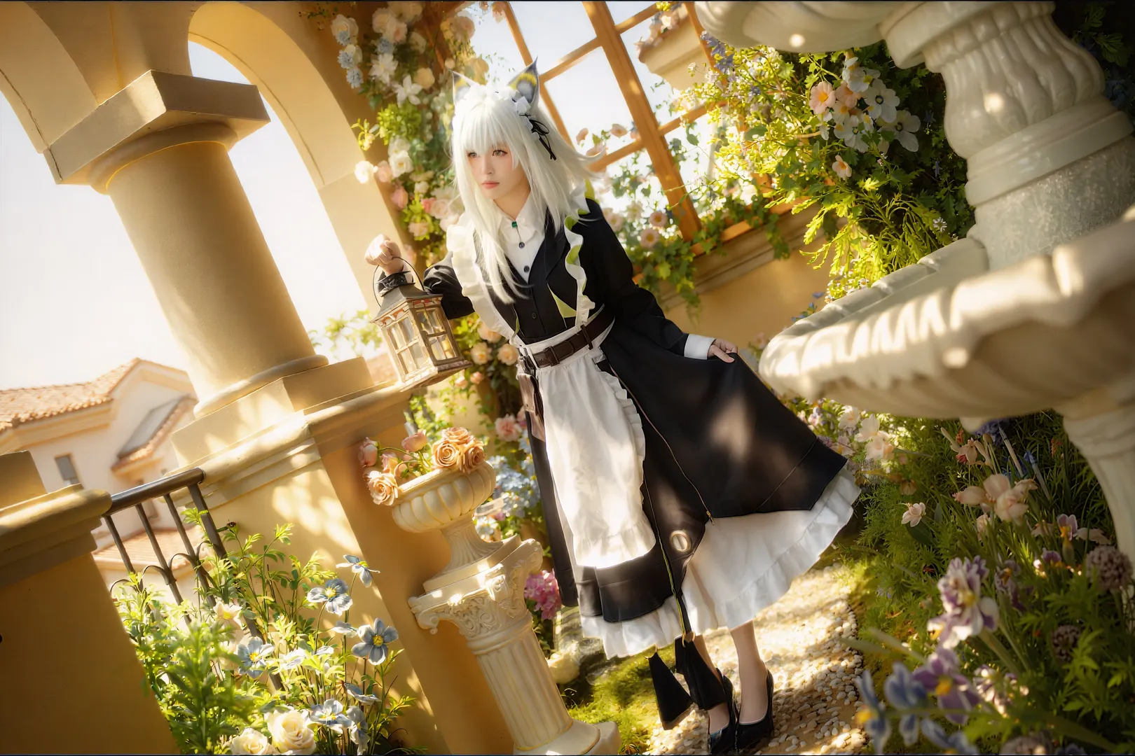 【凱爾希cos】明日方舟女僕裝，暖陽下的治癒日常 - 第 3 張