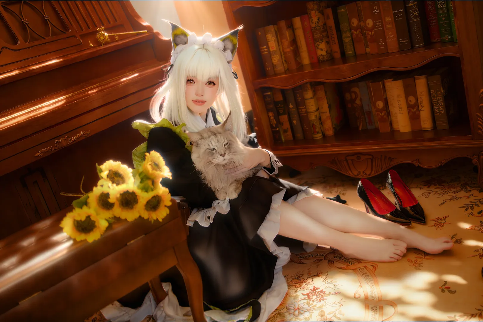 【凱爾希cos】明日方舟女僕裝，暖陽下的治癒日常 - 第 5 張