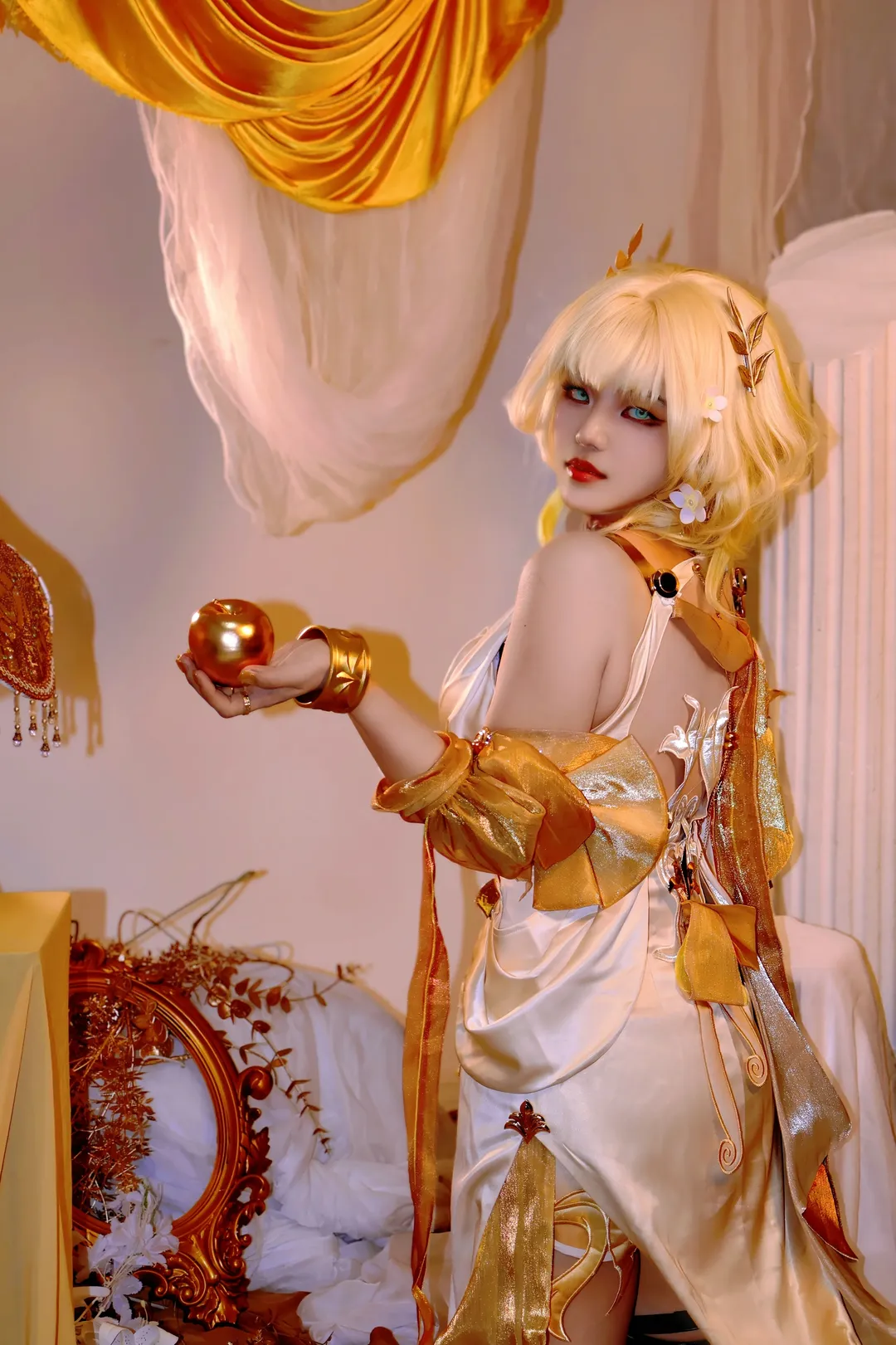 【阿格萊雅cos】崩壞星穹鐵道金織女士的華麗正片 - 第 5 張