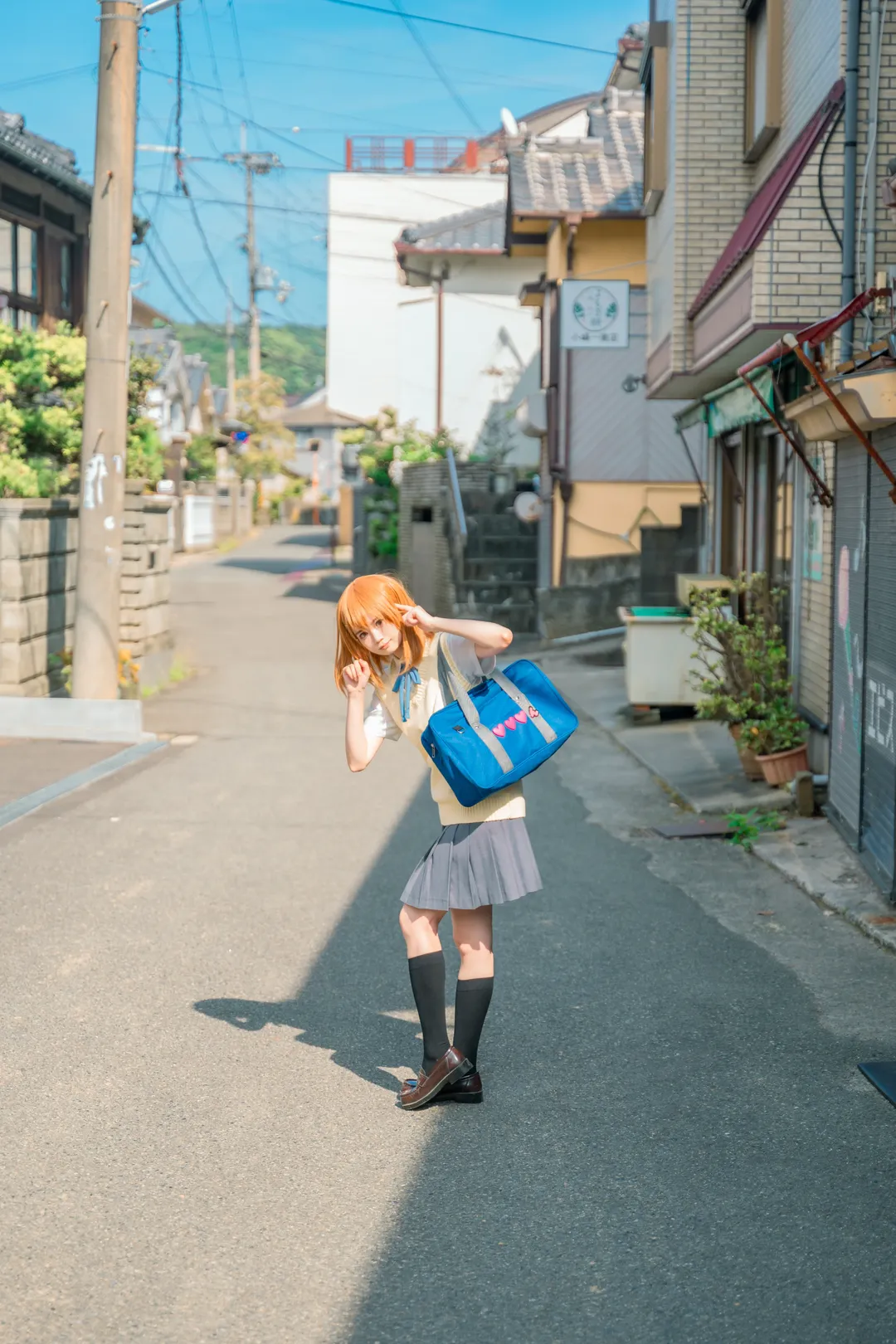 【平泽唯cos】轻音少女的夏日街道与海边随拍 - 第 11 张