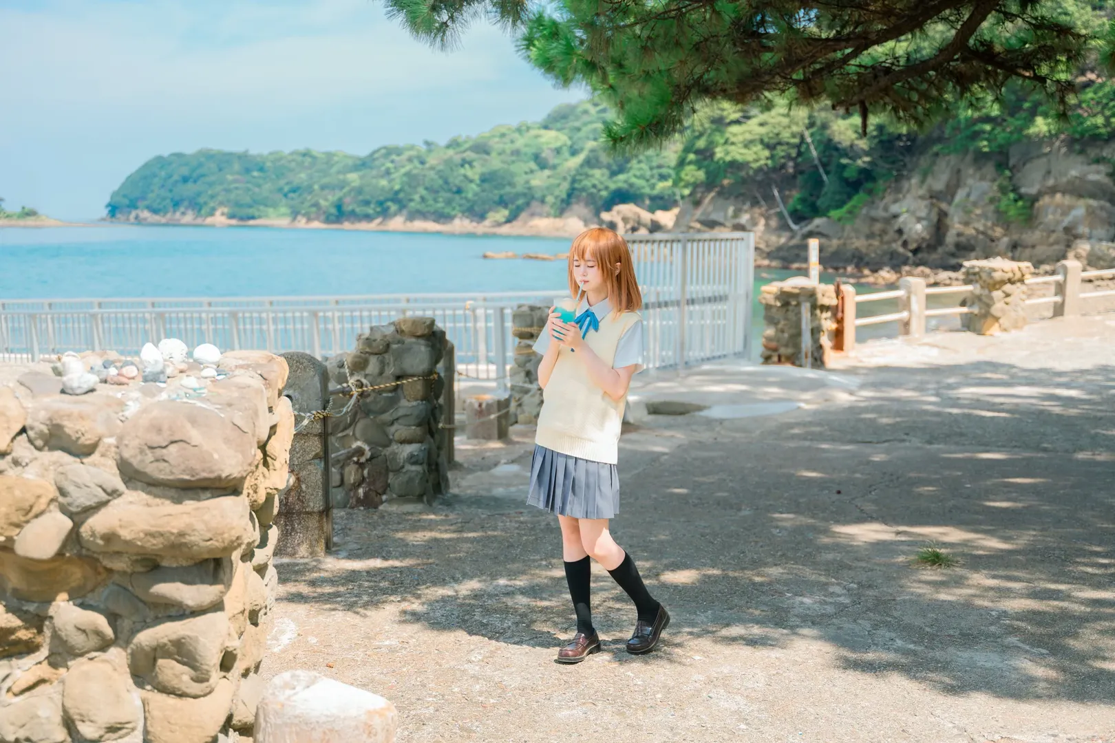 【平泽唯cos】轻音少女的夏日街道与海边随拍 - 第 3 张