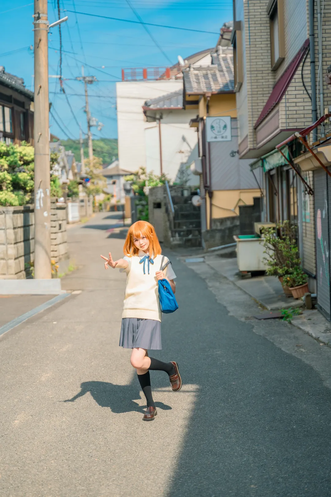 【平泽唯cos】轻音少女的夏日街道与海边随拍 - 第 8 张