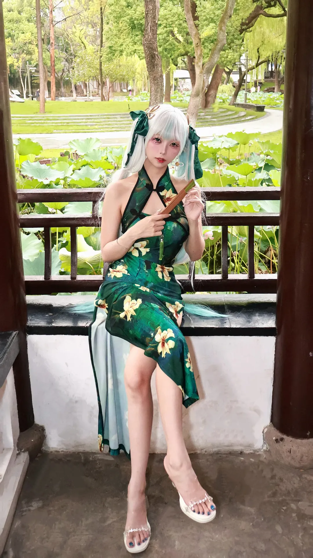 【今汐cos】夏日园林里的另一面，演绎不一样的鸣潮 - 第 2 张