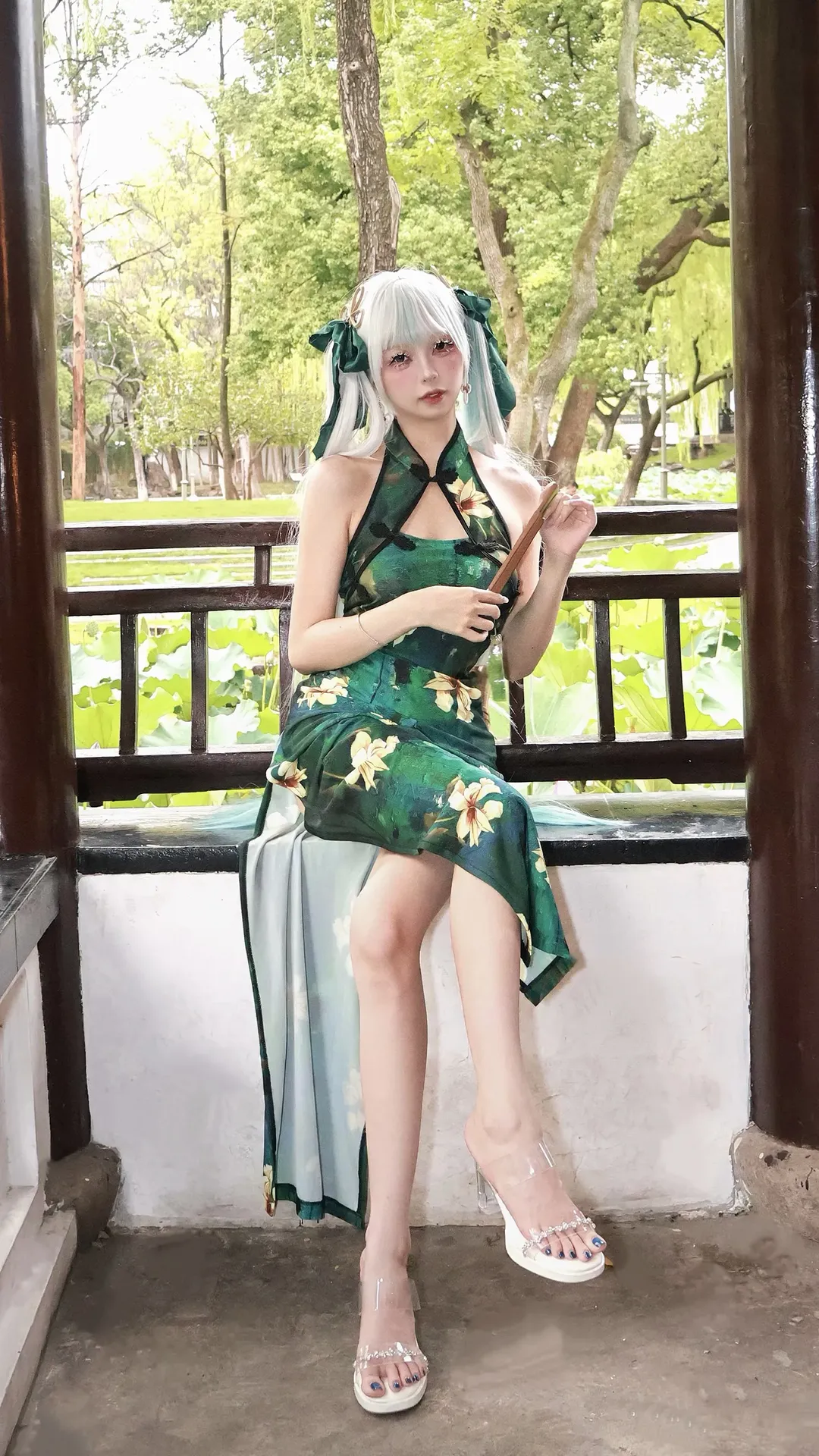 【今汐cos】夏日园林里的另一面，演绎不一样的鸣潮 - 第 3 张