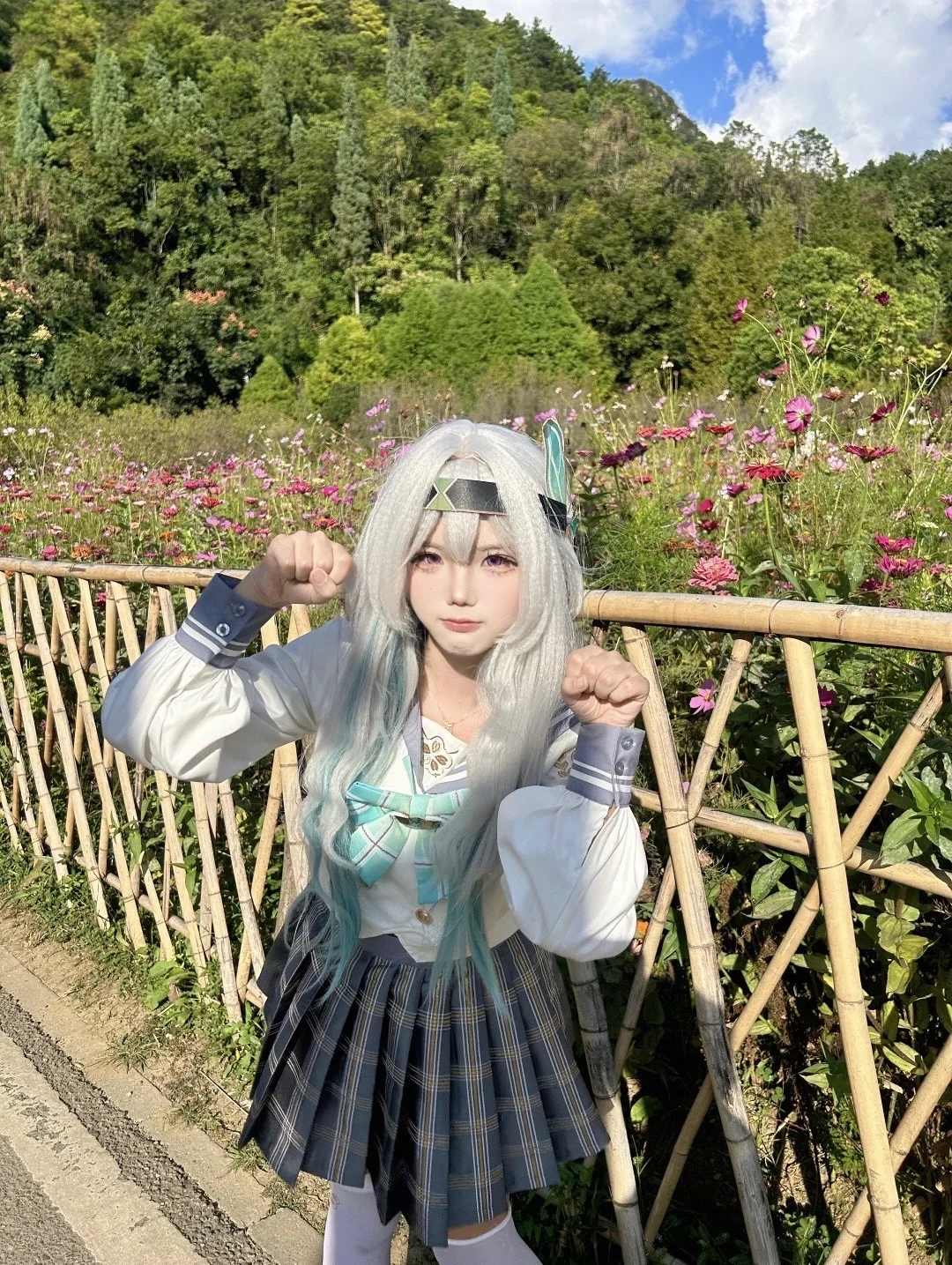 【流萤cos】崩坏星穹铁道秋日游园，花海里的微风 - 第 1 张
