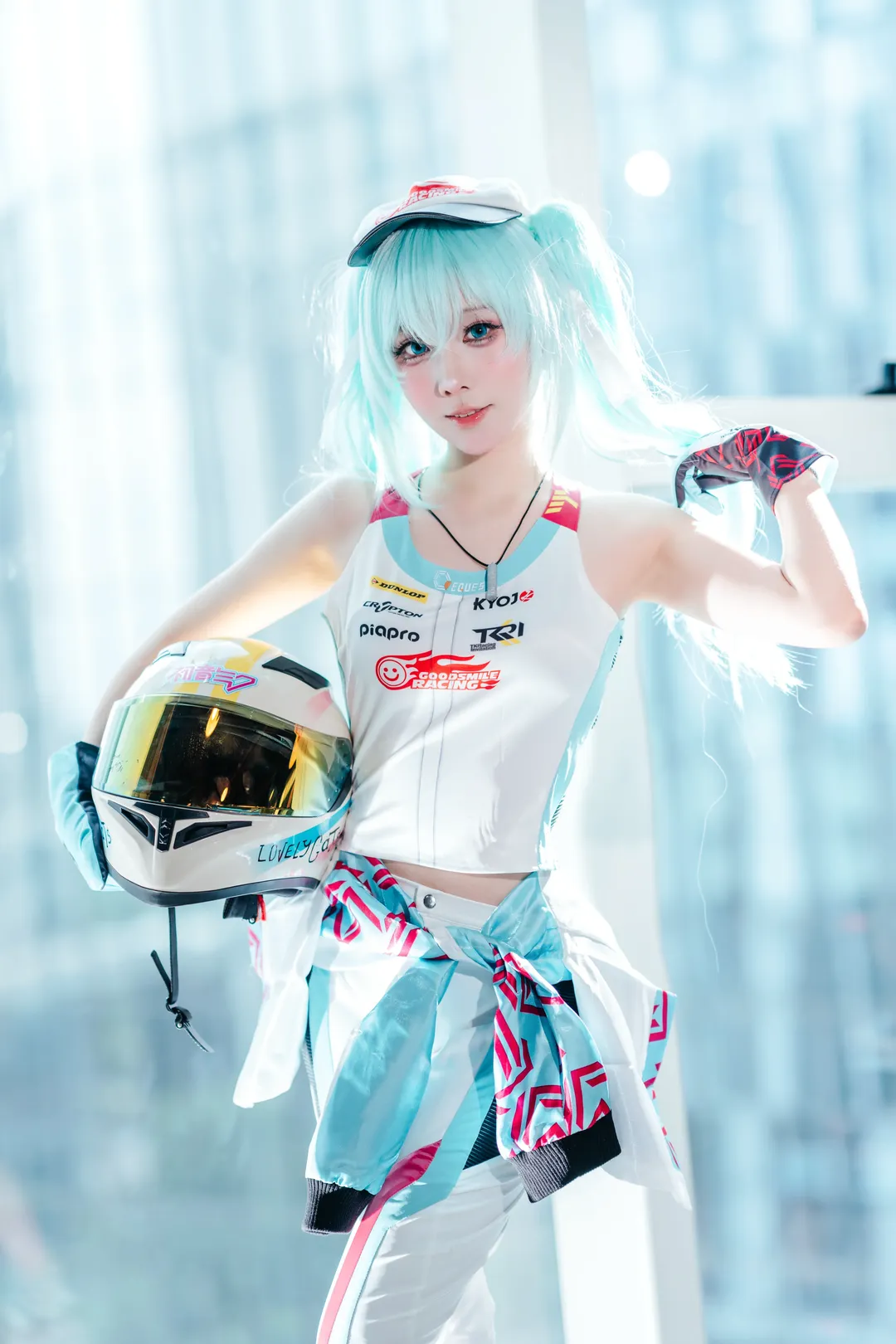 【初音未來cos】化身修車蔥師傅的賽車初音螢火蟲漫展返圖 - 第 6 張