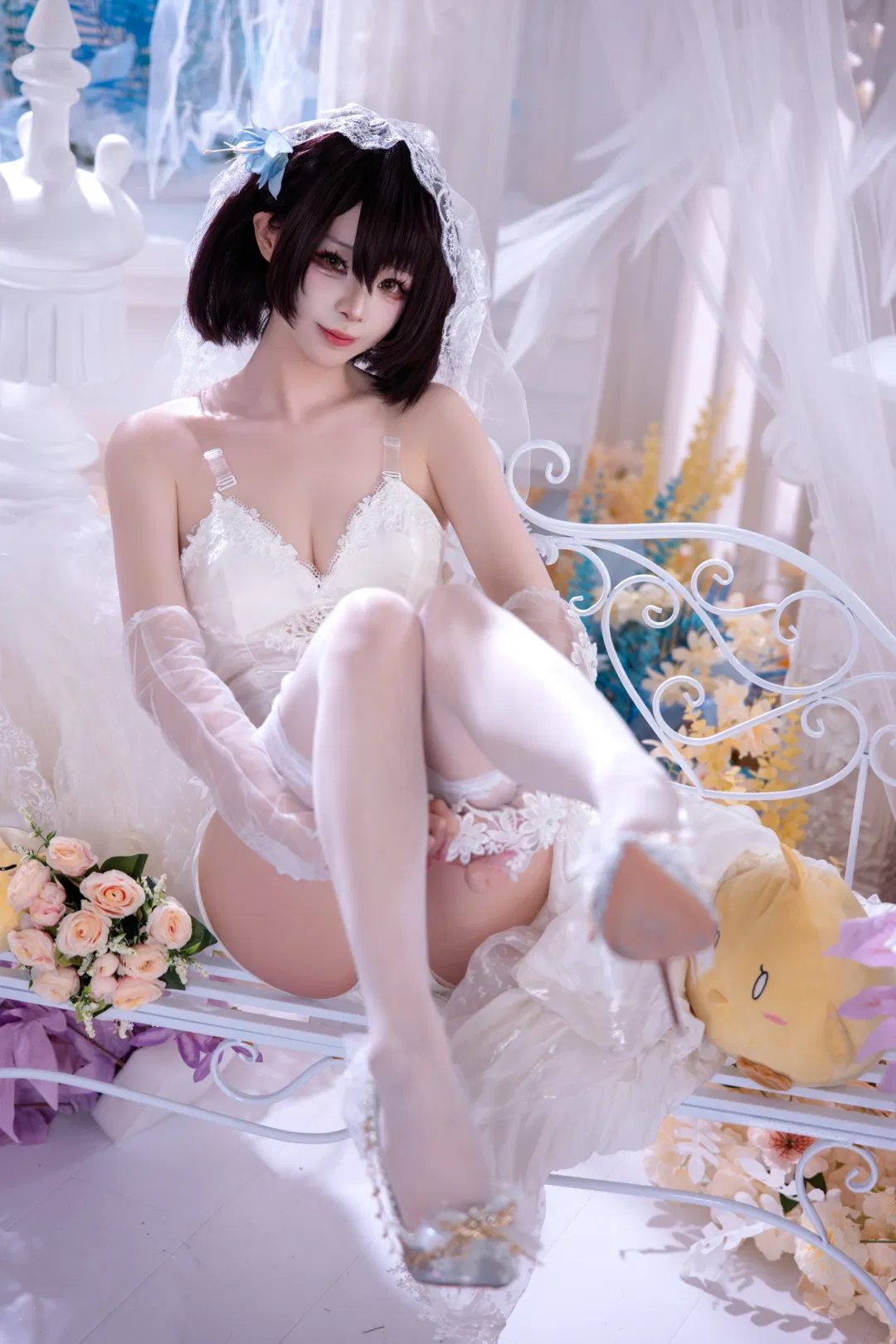 【巴爾的摩cos】碧藍航線花嫁巴爾的摩，白色蕾絲與精靈耳的夢幻結合 - 第 2 張
