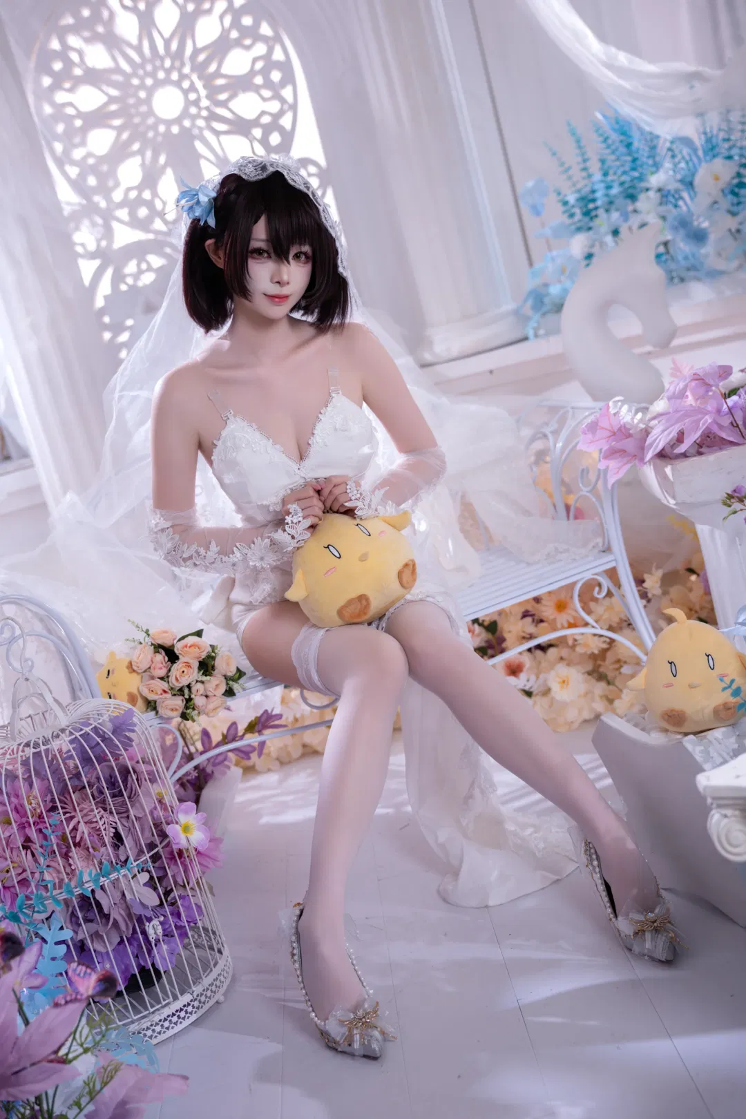 【巴爾的摩cos】碧藍航線花嫁巴爾的摩，白色蕾絲與精靈耳的夢幻結合 - 第 5 張