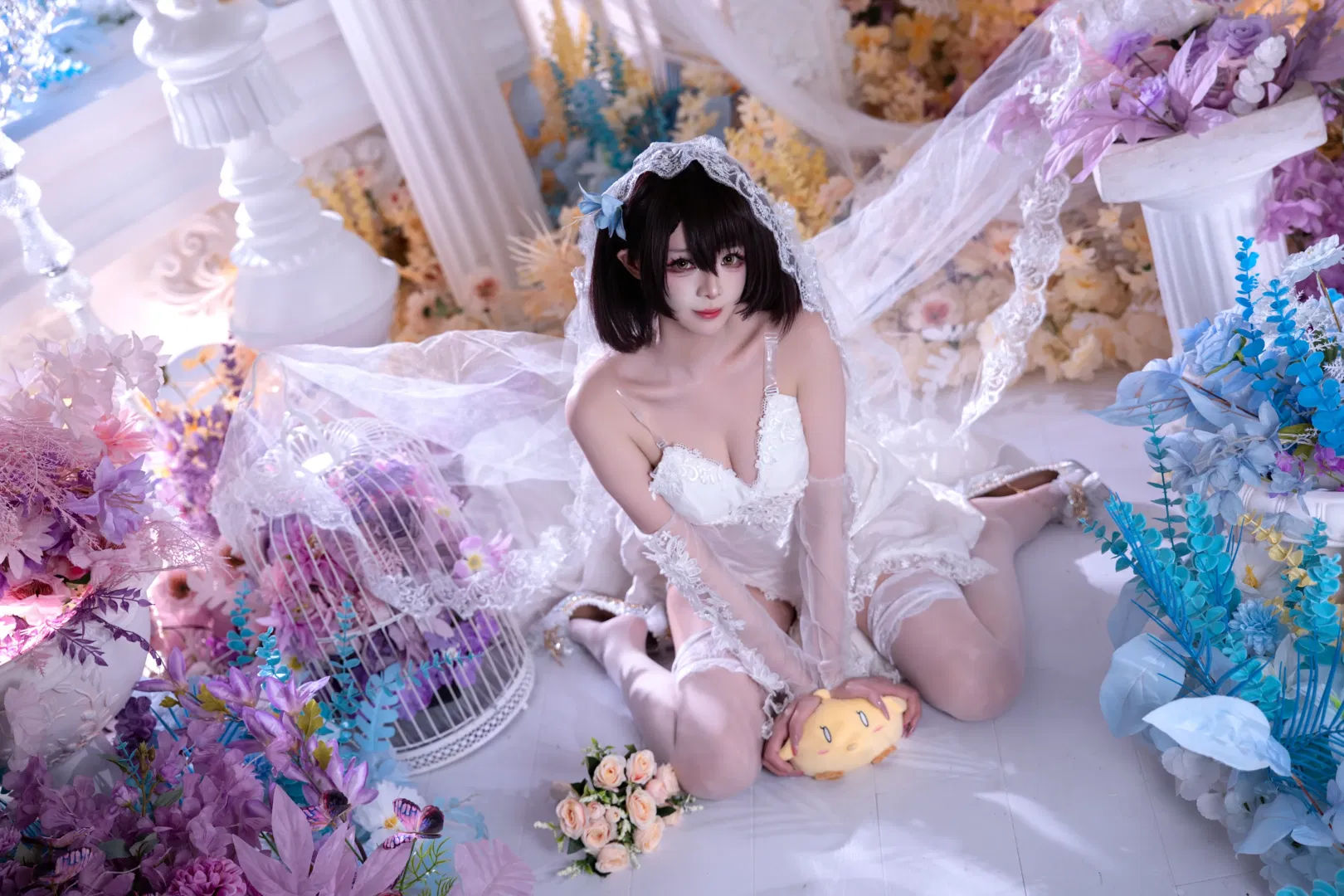 【巴爾的摩cos】碧藍航線花嫁巴爾的摩，白色蕾絲與精靈耳的夢幻結合 - 第 6 張