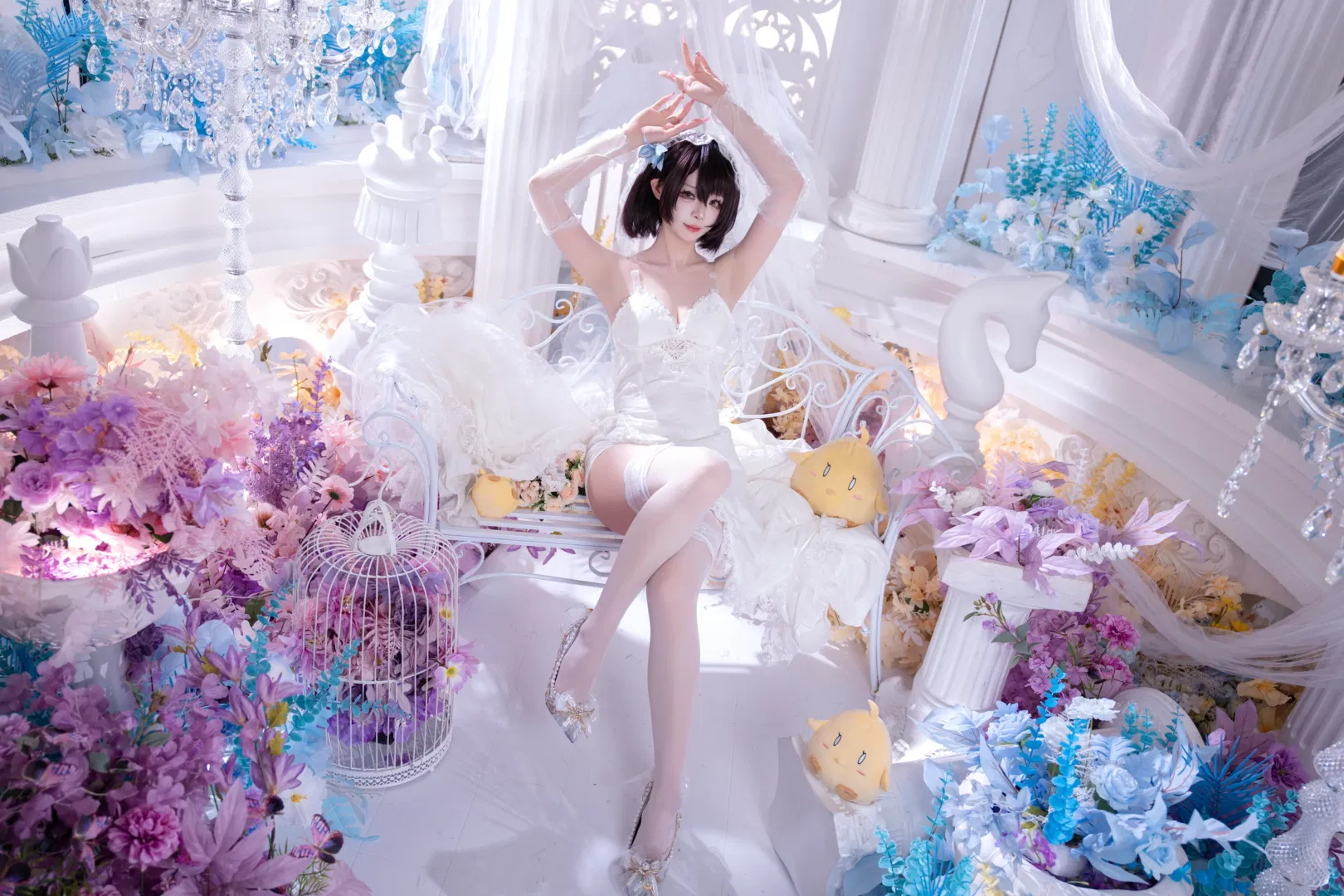 【巴爾的摩cos】碧藍航線花嫁巴爾的摩，白色蕾絲與精靈耳的夢幻結合 - 第 7 張