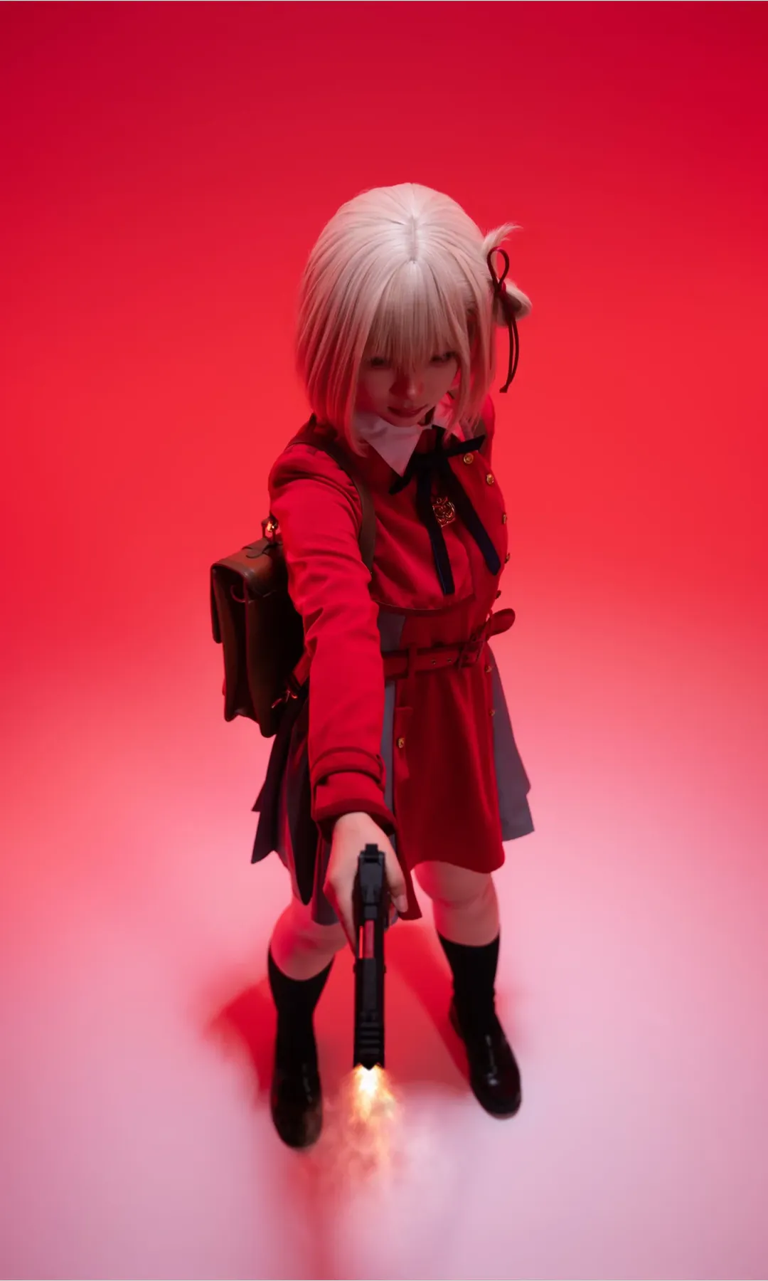 【錦木千束cos】莉可麗絲的紅底槍火演繹 - 第 3 張