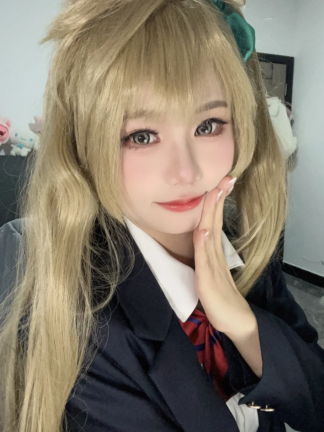 【南小鳥cos】翻出七年前的假髮，搭配小鳥校服試妝 - 第 3 張