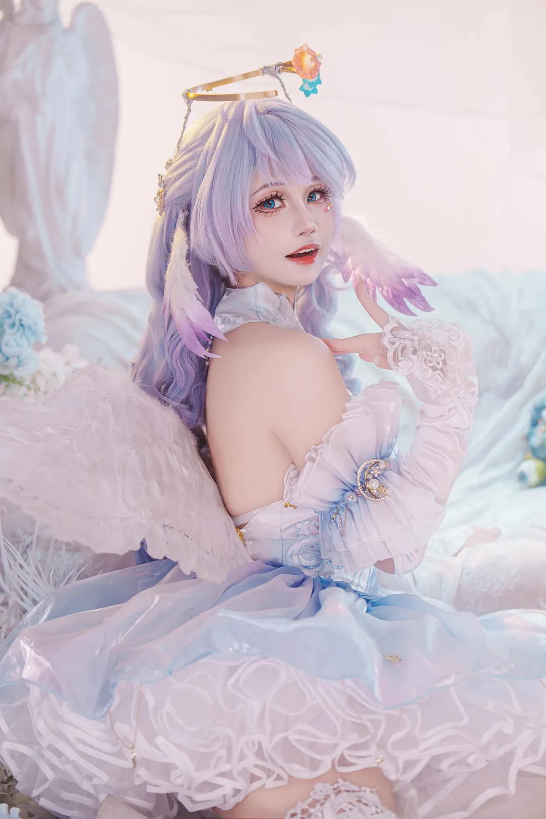 【知更鳥cos】崩壞星穹鐵道里的天使，夢幻妝造實拍分享 - 第 1 張