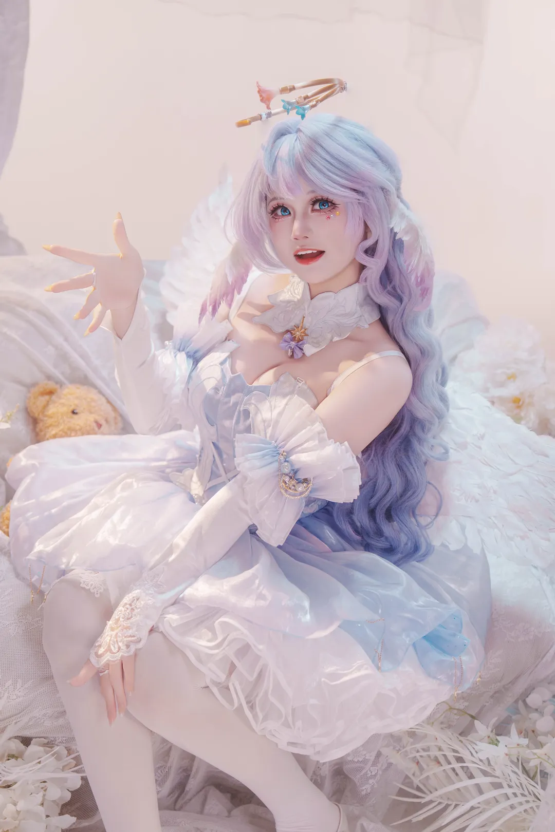 【知更鳥cos】崩壞星穹鐵道里的天使，夢幻妝造實拍分享 - 第 2 張