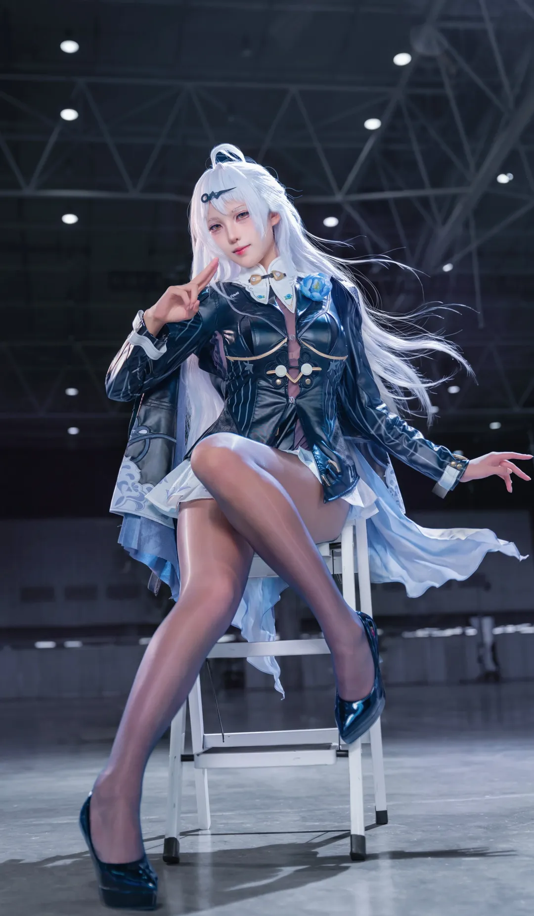 【儀玄cos】絕區零場照，這套漆皮和黑絲質感絕了 - 第 1 張