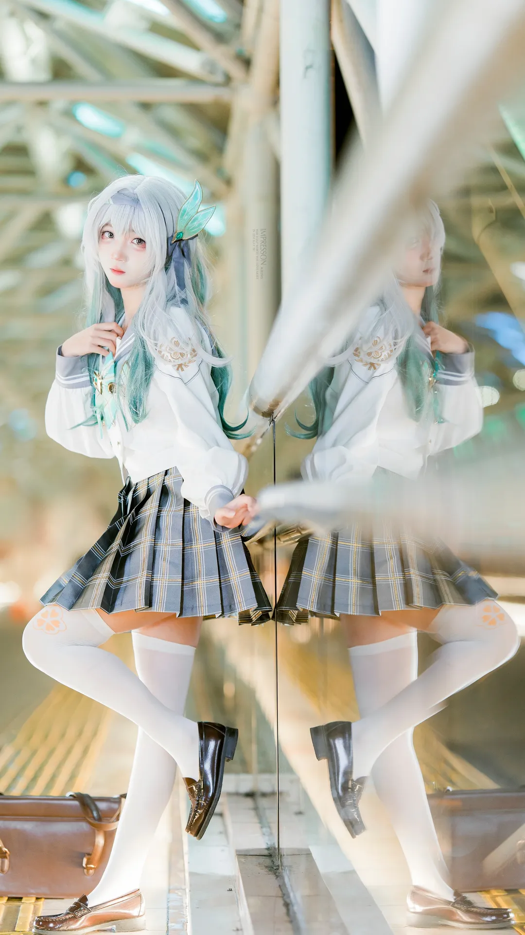 【流萤cos】崩坏星穹铁道流萤的JK学园制服搭配 - 第 1 张