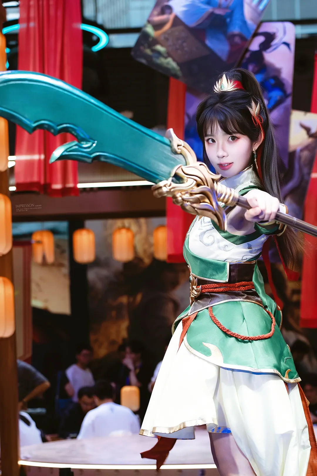 【关银屏cos】三国杀蜀国武将的碧色国风造型 - 第 2 张