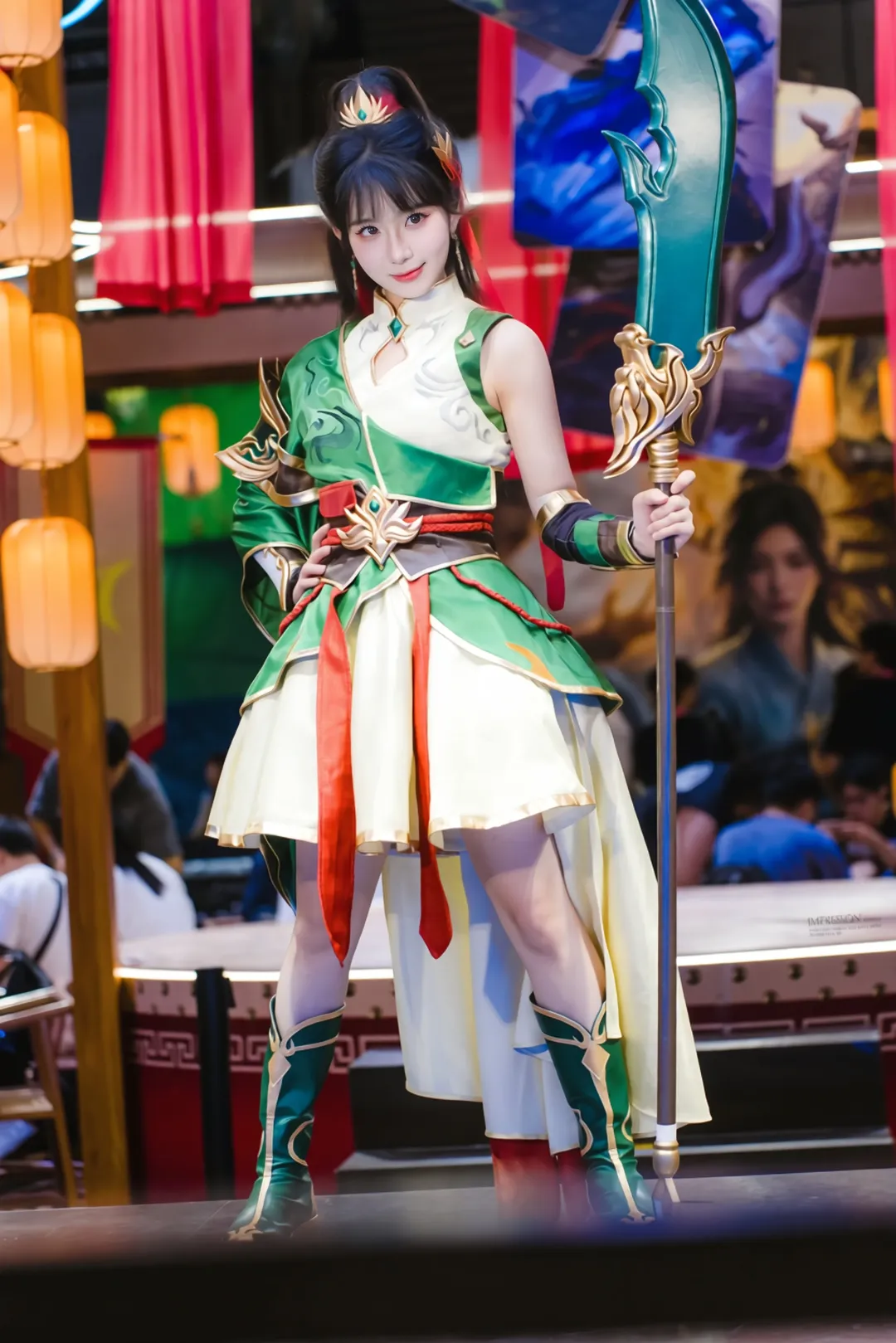 【关银屏cos】三国杀蜀国武将的碧色国风造型 - 第 3 张