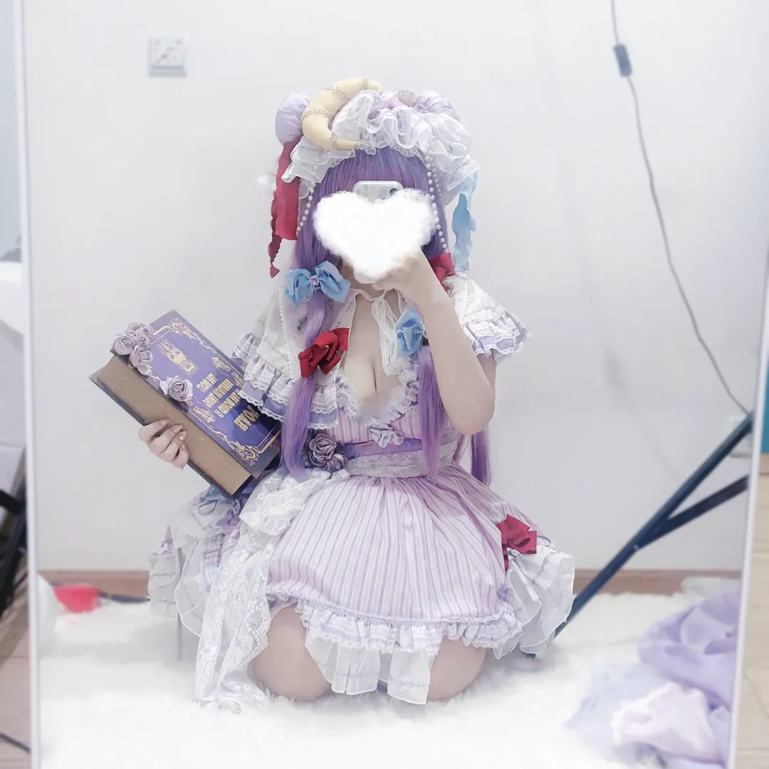 【帕秋莉诺蕾姬cos】东方project，这套魔法师洋装的两穿设计太巧妙了 - 第 2 张
