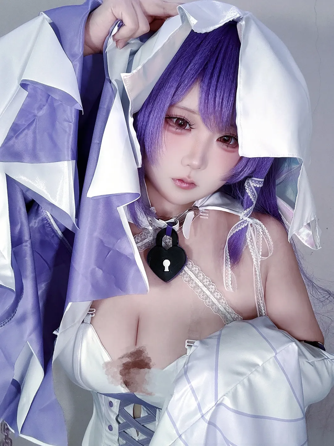 【幽靈瑪莉嘉cos】喵斯快跑的暗黑系紫發少女 - 第 1 張