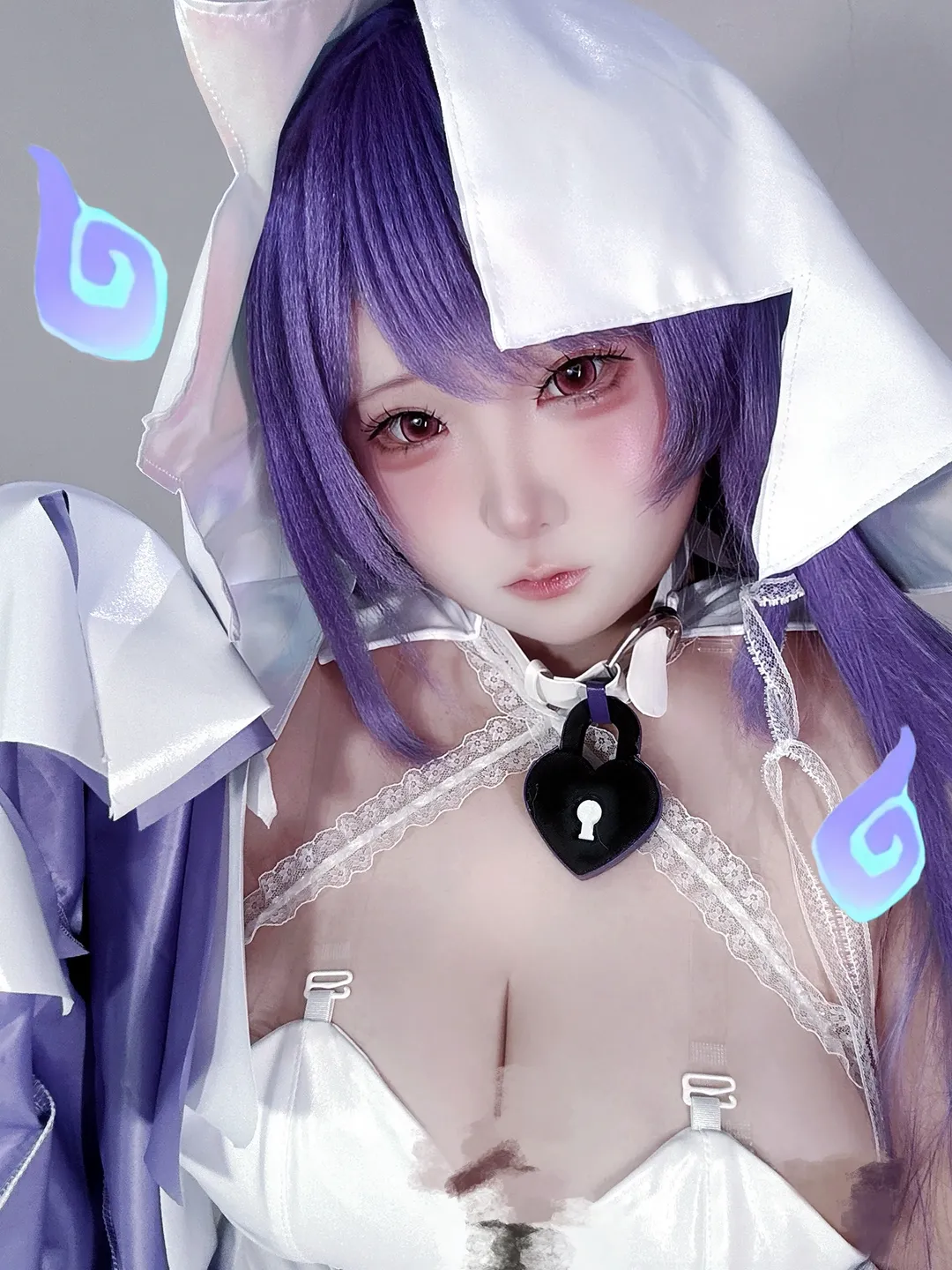 【幽靈瑪莉嘉cos】喵斯快跑的暗黑系紫發少女 - 第 2 張