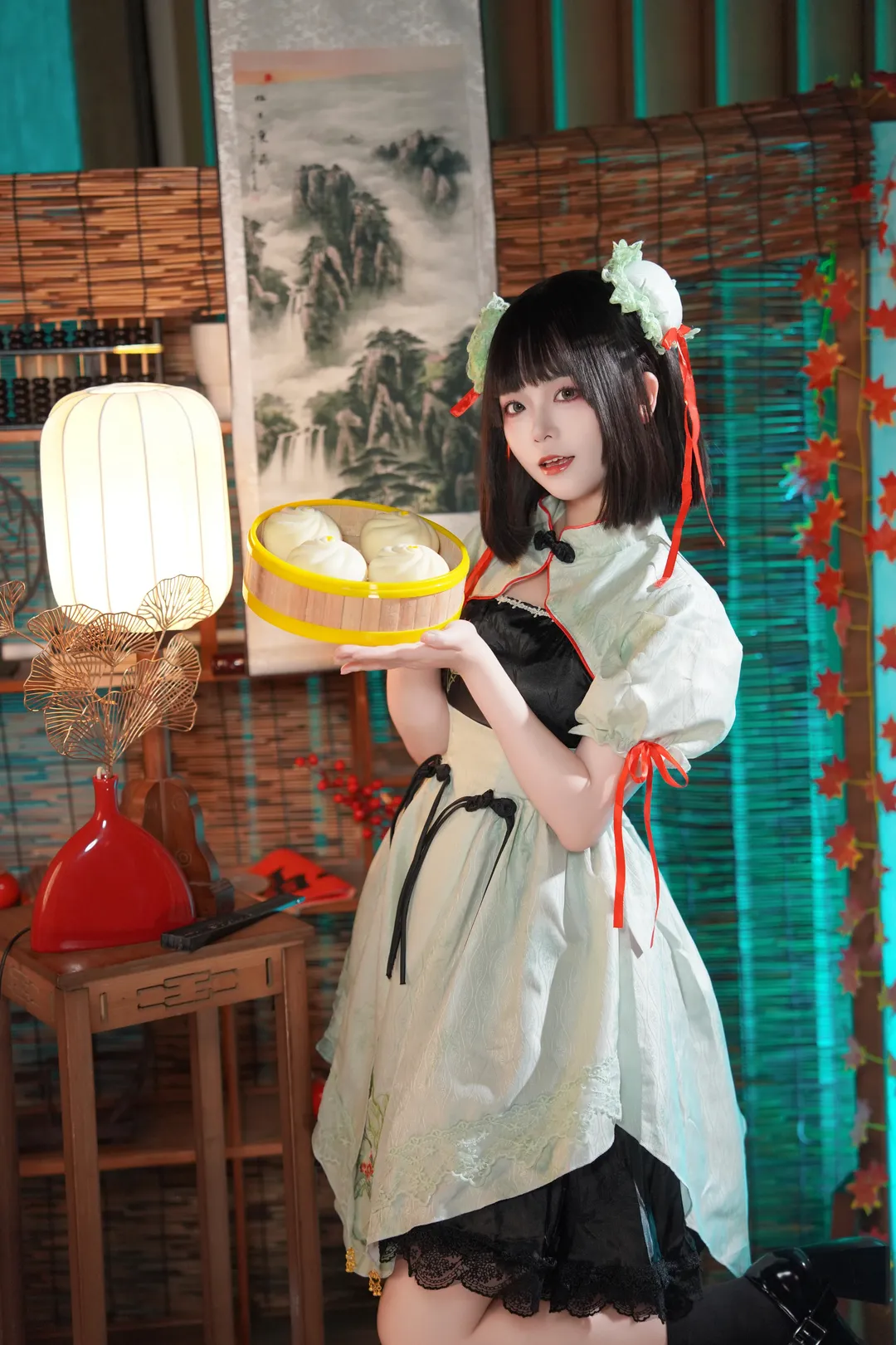 中華風lolita遇上國風女僕裝，這套中華娘寫真太有反差感了 - 第 2 張