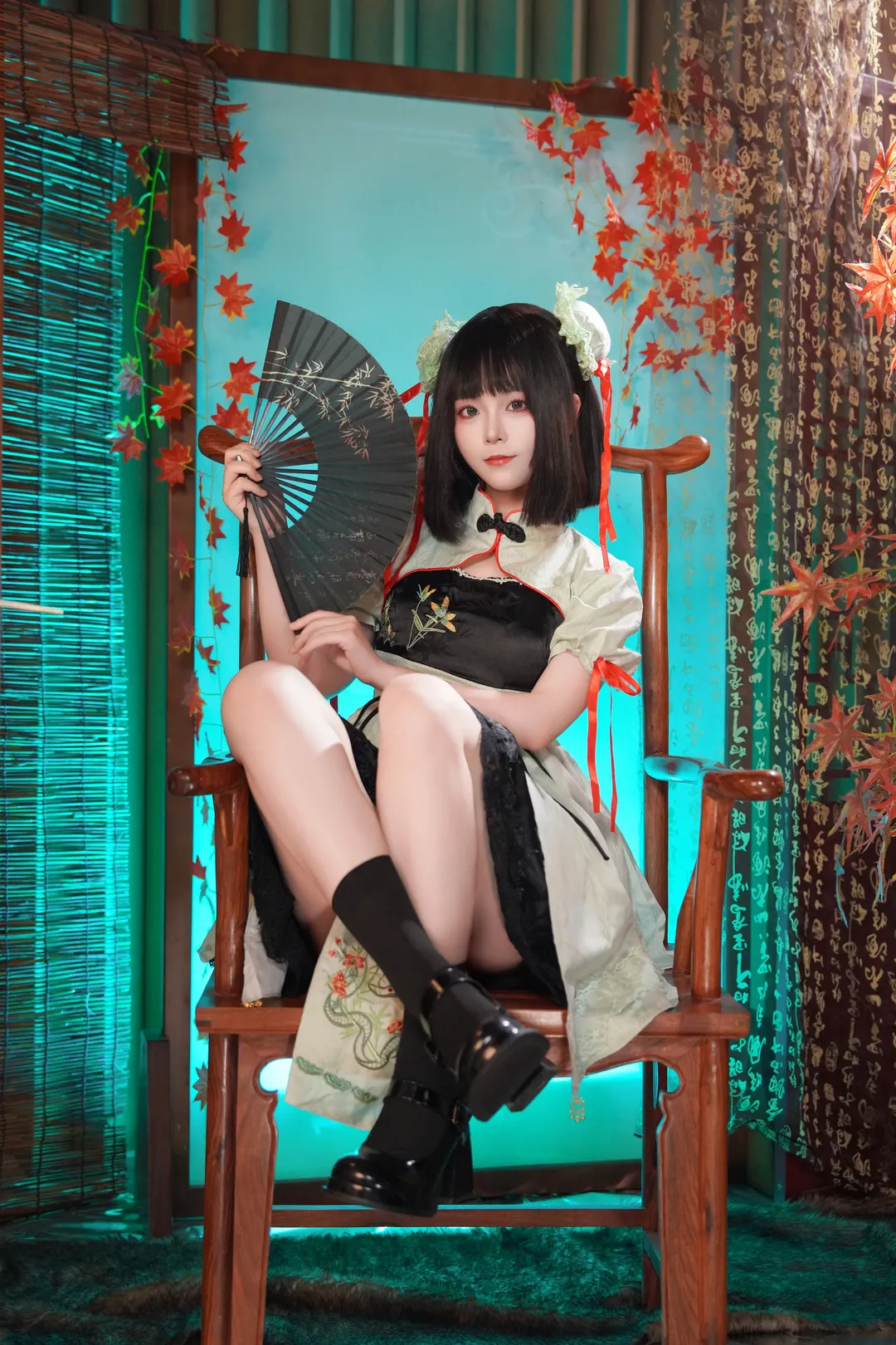 中華風lolita遇上國風女僕裝，這套中華娘寫真太有反差感了 - 第 3 張
