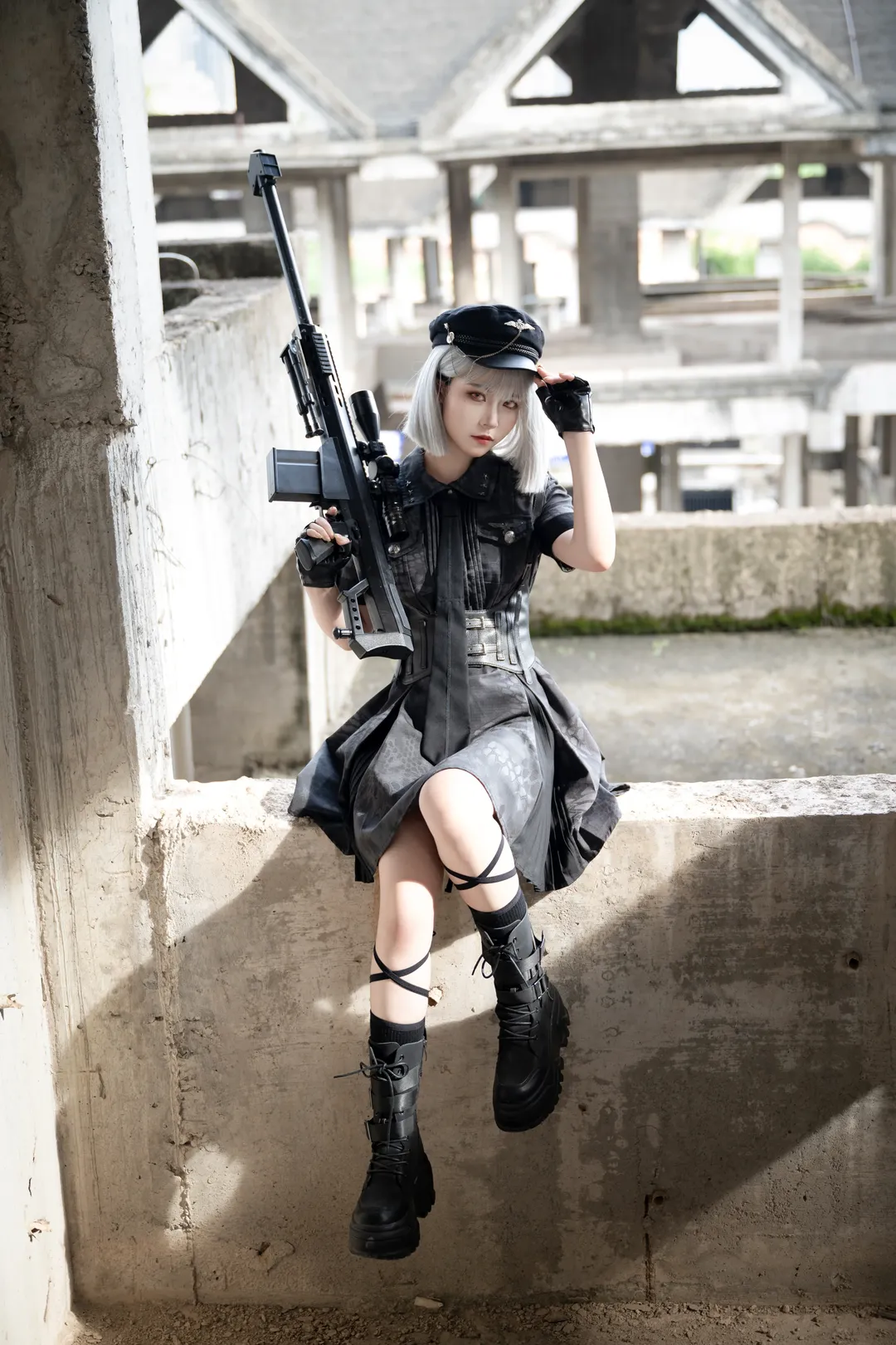 废墟军lo少女暴君 战术持枪动作参考分享