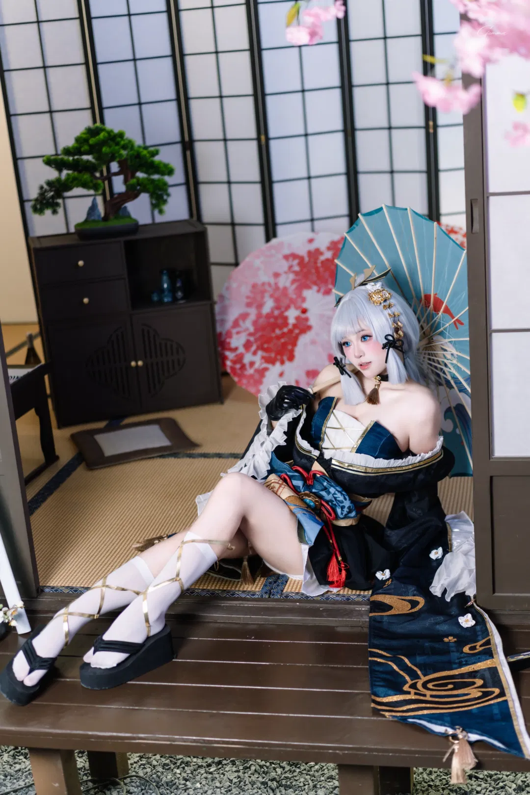 【神里绫华cos】霜刃生贺，稻妻和风写真 - 第 4 张