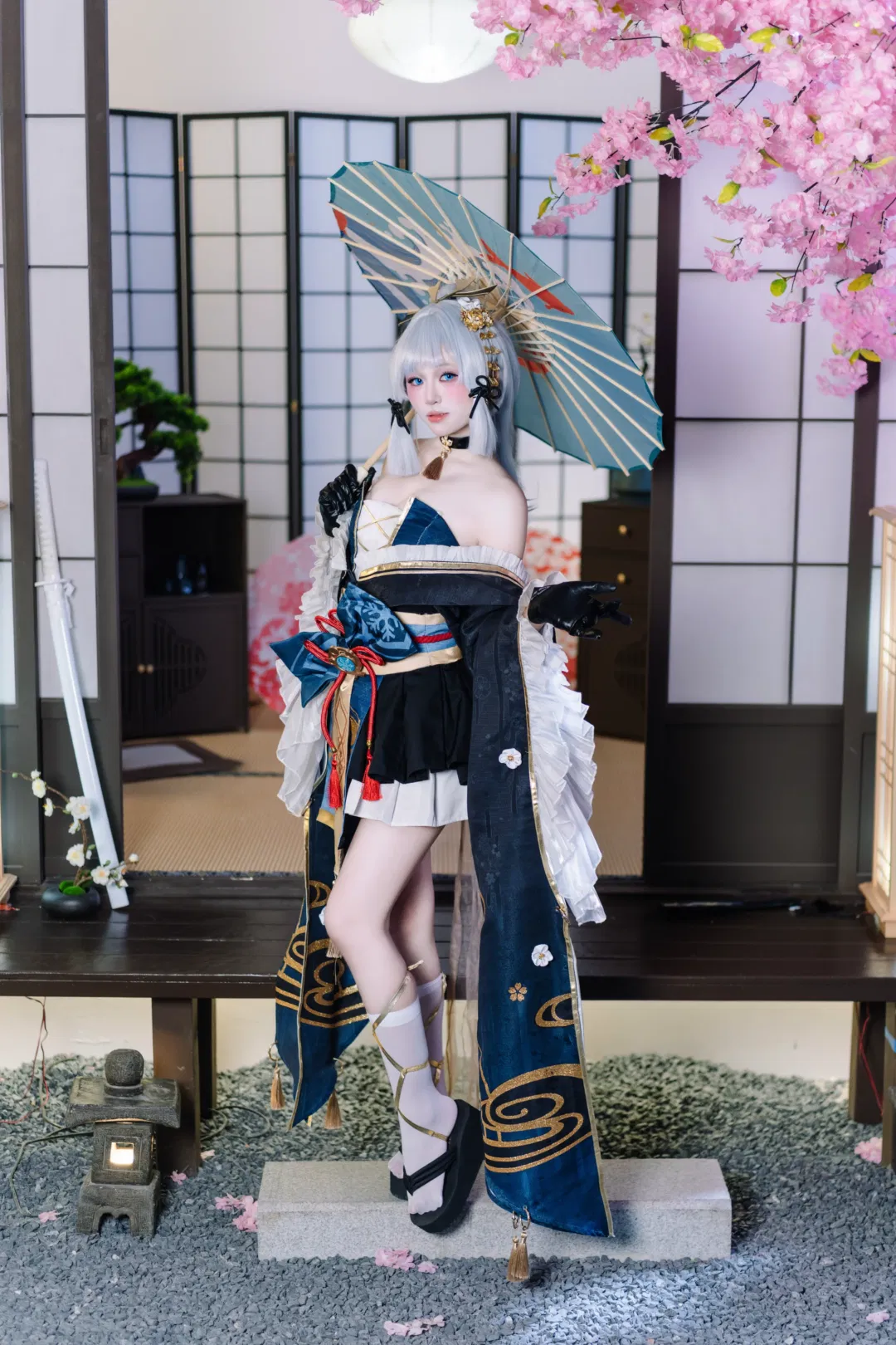 【神里绫华cos】霜刃生贺，稻妻和风写真 - 第 5 张