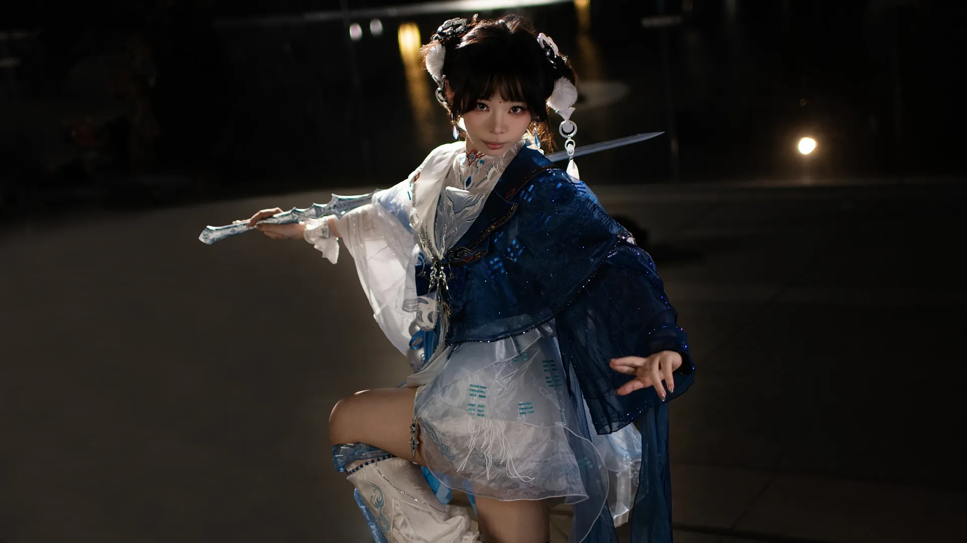 【咩萝cos】剑网3纯阳天极套小师妹的夜行江湖 - 第 4 张