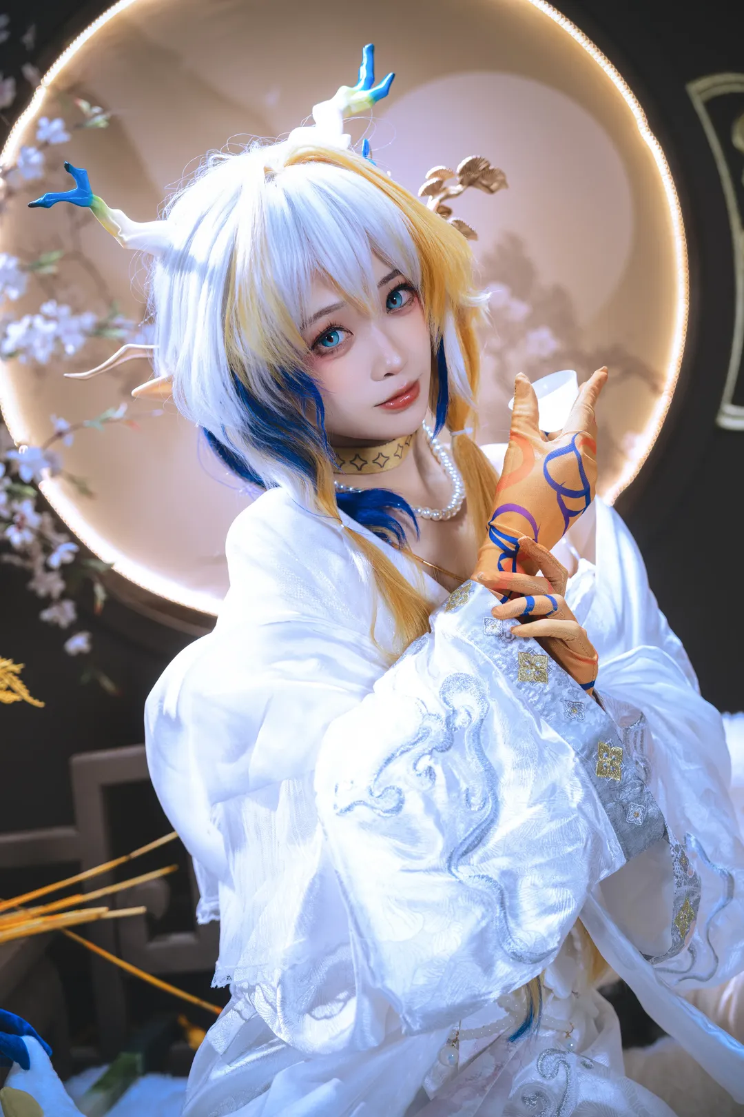 【黍cos】明日方舟冰纹玉釉造型的古典奇幻演绎 - 第 7 张