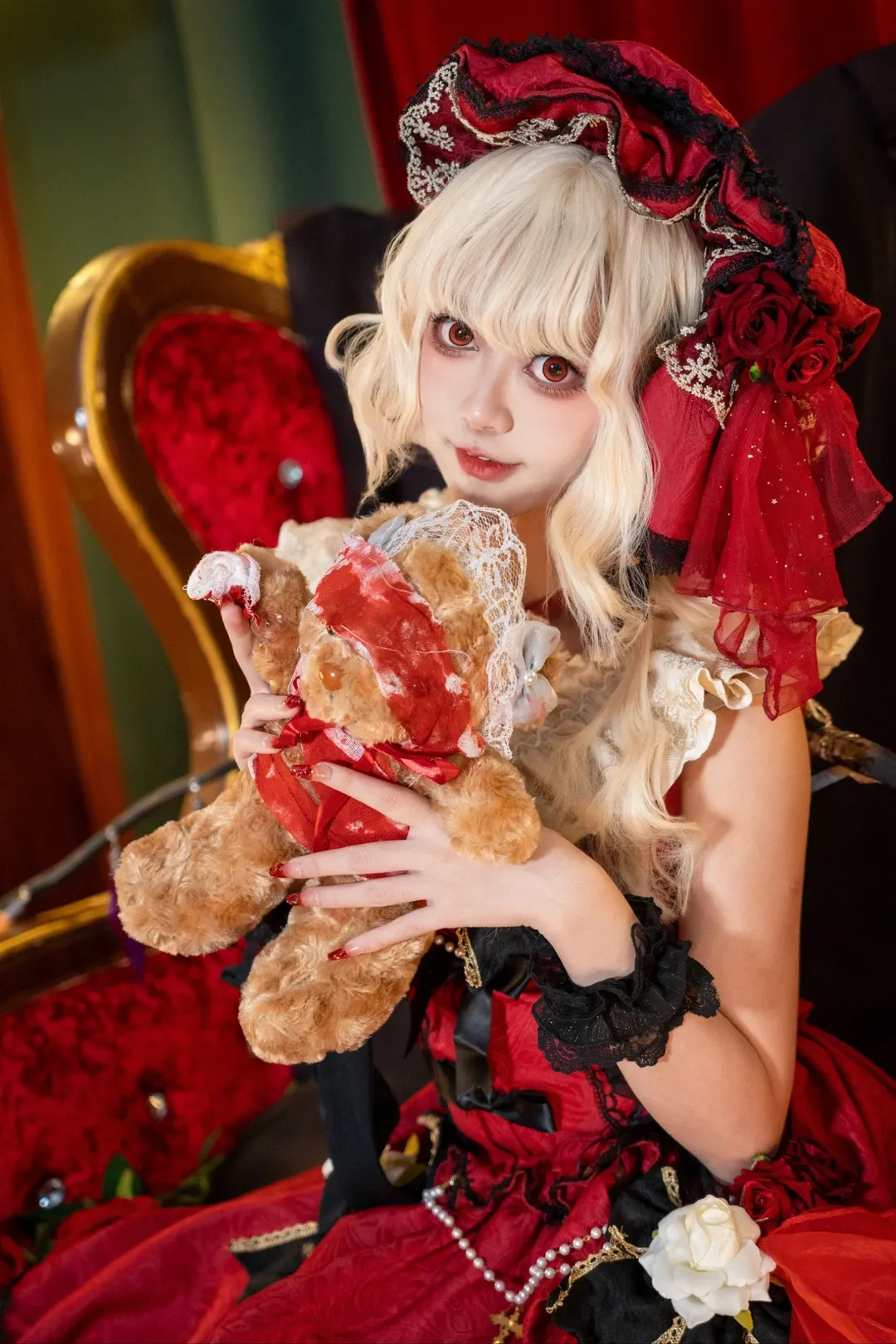 【芙兰朵露cos】东方project的恶魔妹妹，是不是好孩子呢？ - 第 1 张