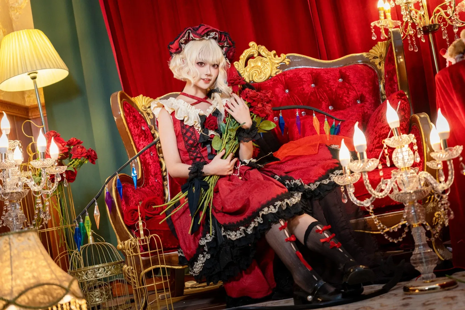 【芙兰朵露cos】东方project的恶魔妹妹，是不是好孩子呢？ - 第 10 张
