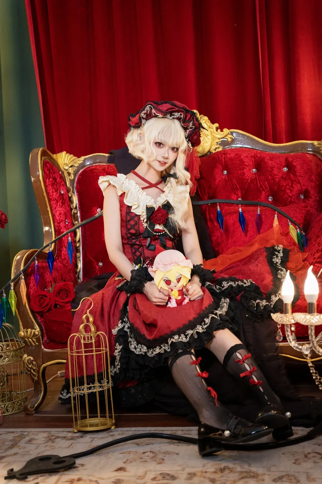 【芙兰朵露cos】东方project的恶魔妹妹，是不是好孩子呢？ - 第 2 张