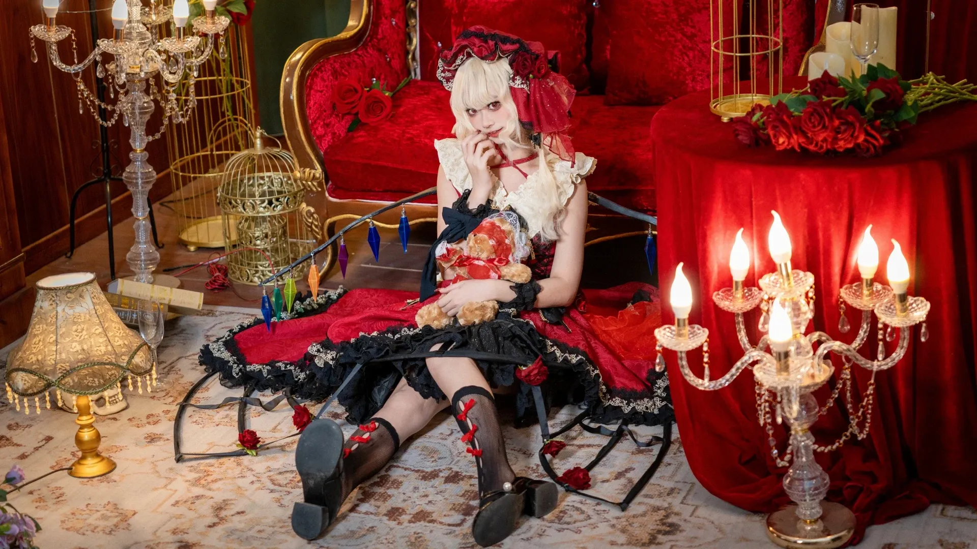 【芙兰朵露cos】东方project的恶魔妹妹，是不是好孩子呢？ - 第 5 张