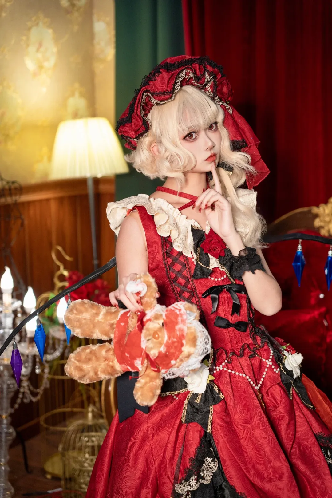 【芙兰朵露cos】东方project的恶魔妹妹，是不是好孩子呢？ - 第 6 张