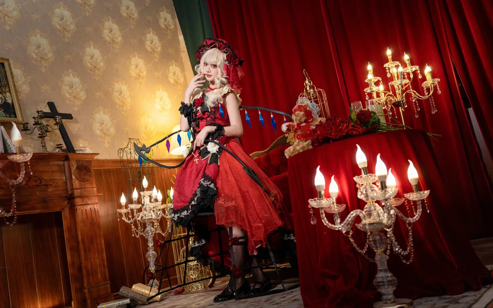 【芙兰朵露cos】东方project的恶魔妹妹，是不是好孩子呢？ - 第 7 张