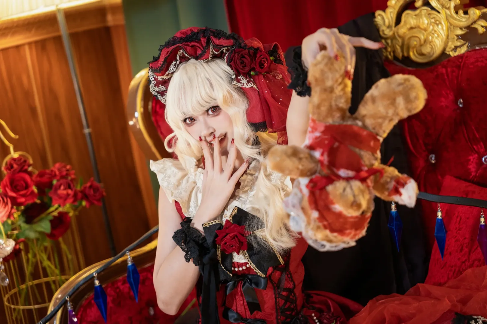 【芙兰朵露cos】东方project的恶魔妹妹，是不是好孩子呢？ - 第 9 张