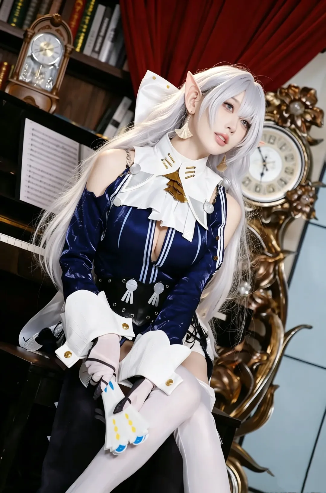 【维琳娜cos】绝区零复古书房里的优雅贵族 - 第 4 张