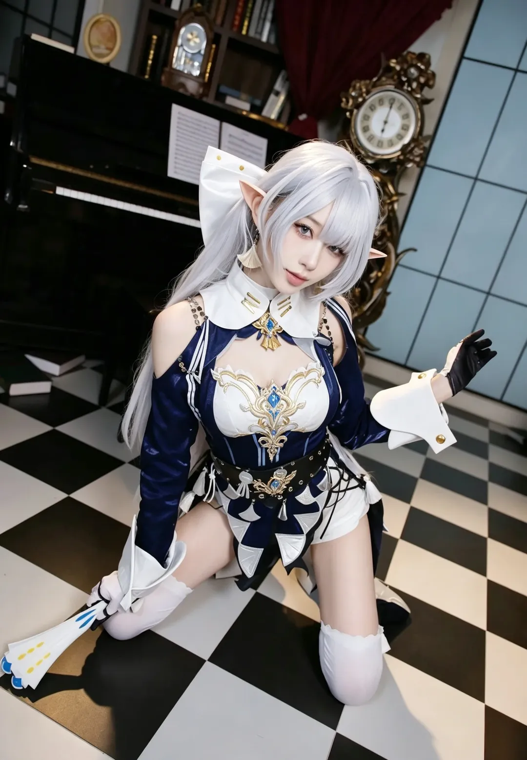 【维琳娜cos】绝区零复古书房里的优雅贵族 - 第 8 张