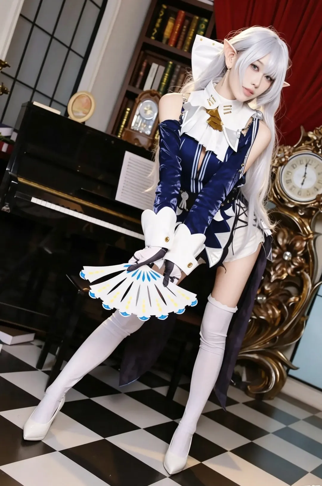 【维琳娜cos】绝区零复古书房里的优雅贵族 - 第 9 张