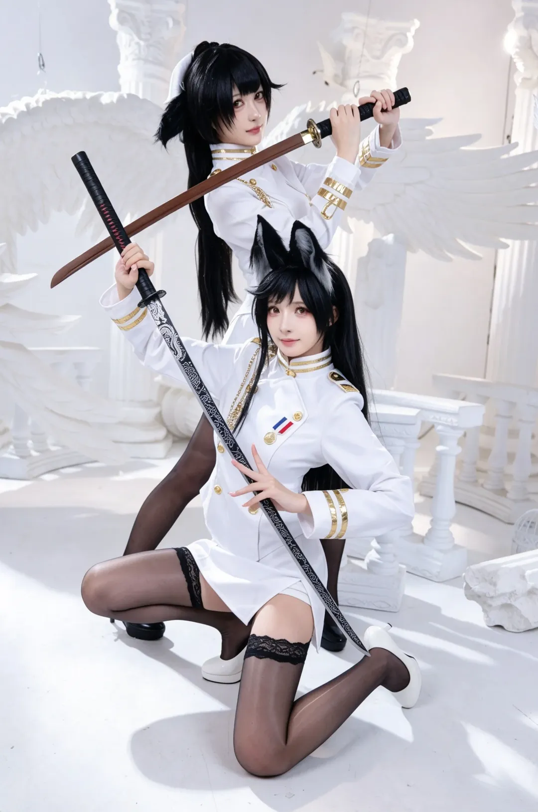 【高雄愛宕cos】碧藍航線白色軍裝雙人攝影 - 第 3 張