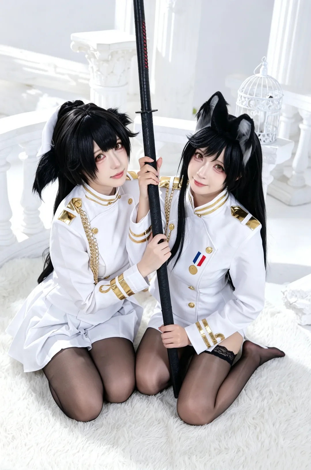 【高雄愛宕cos】碧藍航線白色軍裝雙人攝影 - 第 7 張